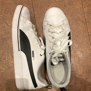 Puma white shoes size 10